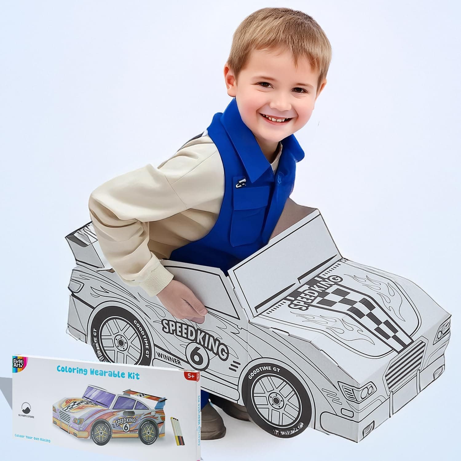 The Olympe Cardboard Car